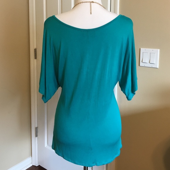 Teal Studded Tee - Picture 4 of 4
