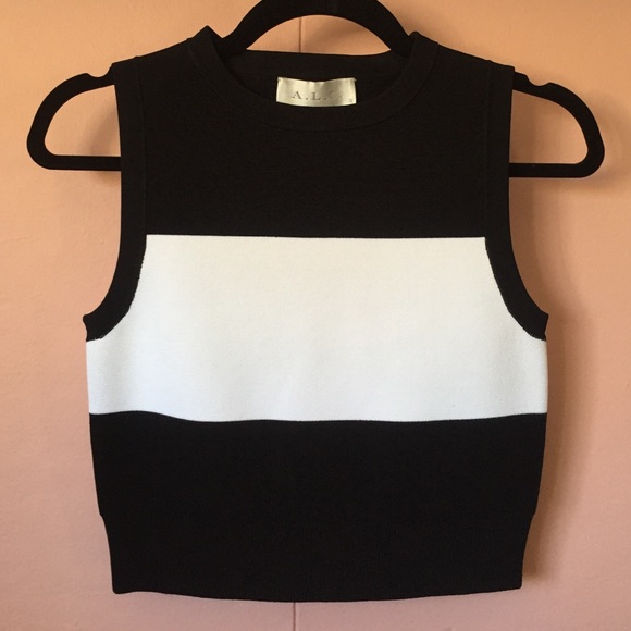 ALC stripe crop top