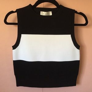 ALC stripe crop top