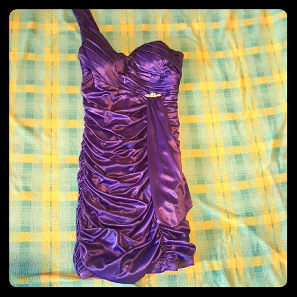 Purple formal dress
