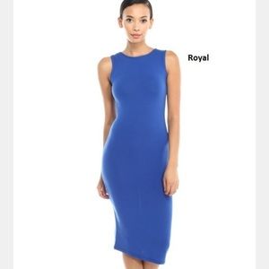 Royal Blue Curvy Dress