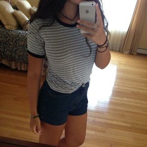 High Waisted Denim Shorts • Forever 21