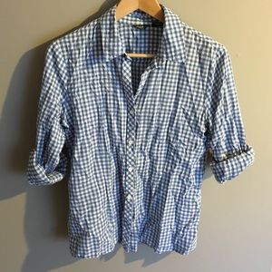 Gingham button down