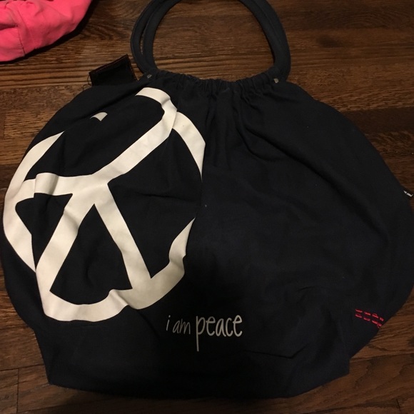 PLW I am peace tote bag!