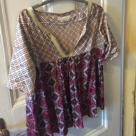 Silk my tipsters 3/4 sleeve blouse - Picture 1 of 4
