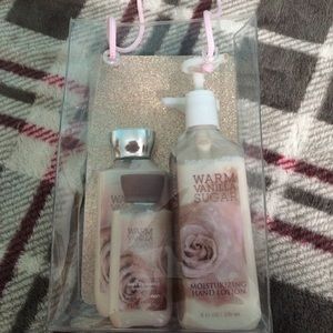 Bath and Body Works Warm Vanilla Sugar gift set