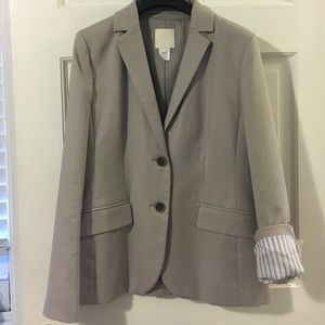 J.crew size 4 cotton blazer tan