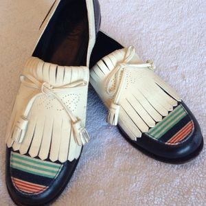 Tory Burch Ruth Loafers - Navy, Size 8