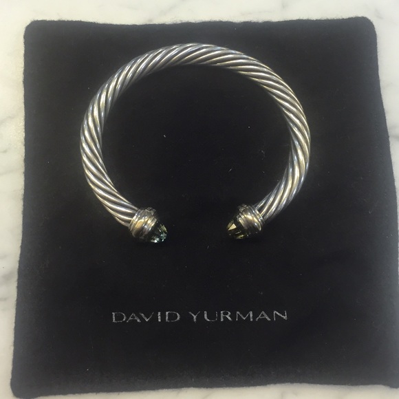 David Yurman "cable classics" bracelet with gold
