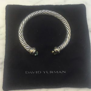David Yurman "cable classics" bracelet with gold