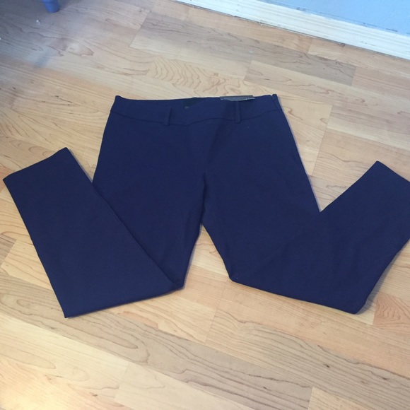Cynthia Rowley PIA slim ankle navy pants