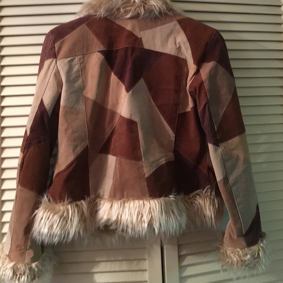 Patchwork suede jacket. - Picture 2 of 2