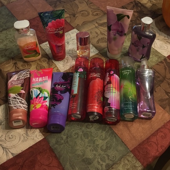 Bath & body works lotions and body sprays!