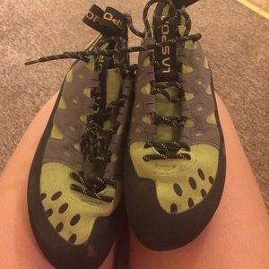 Rock climbing shoes