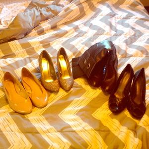 Flash Sale! Bundle of Heels, Boots, and Flats