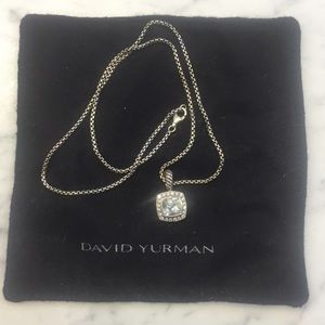 DavidYurman"Albion" pendant w Prasiolite/diamonds