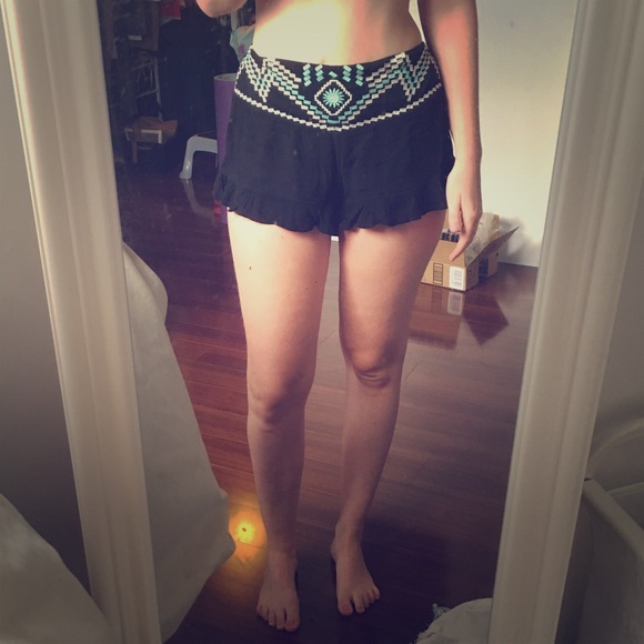 Black and patterned Lord & Taylor shorts