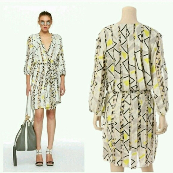 Diane von Furstenberg silk dress dvf size Marmara