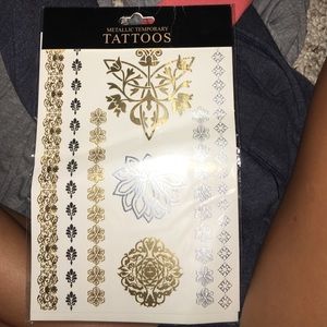 trendy temporary tattoo