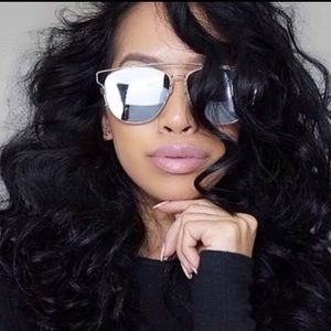 Silver Mirrored Aviators