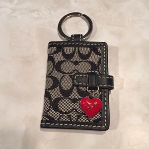 Coach Double Picture Keychain