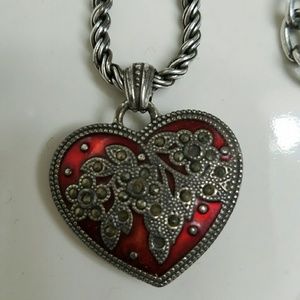 Brighton heart necklace