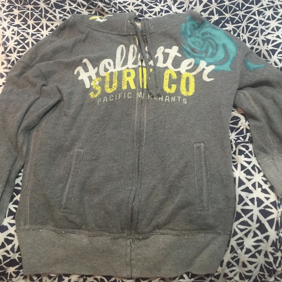 Hollister zip up jacket
