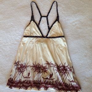 Free People Cream Cami