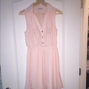 Light pink collared dress