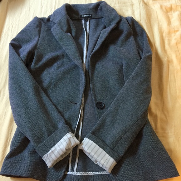 Express gray soft Blazer!