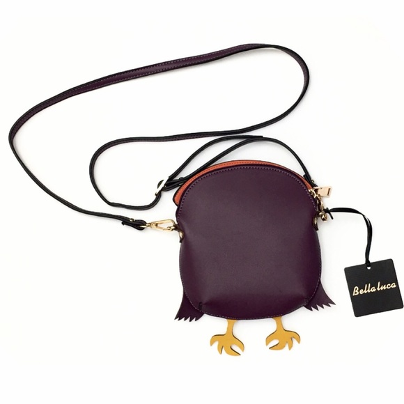 Bella Luca Hippie Chic Little Owl Crossbody- New - Picture 4 of 4