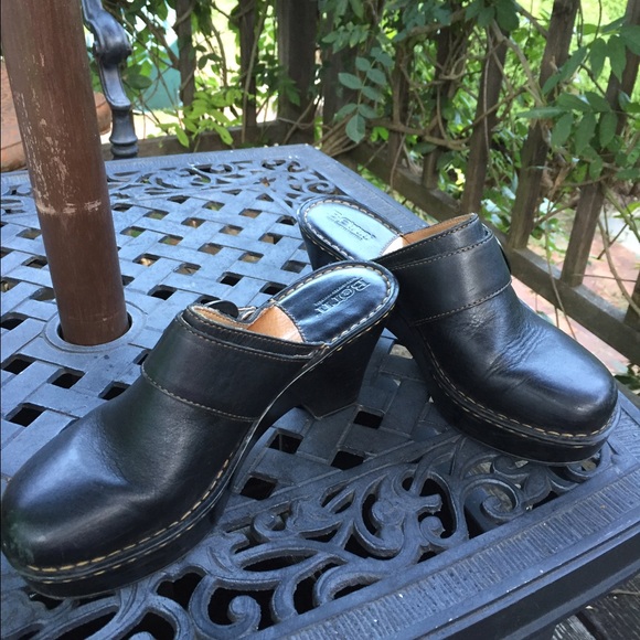 Leather Born Clogs