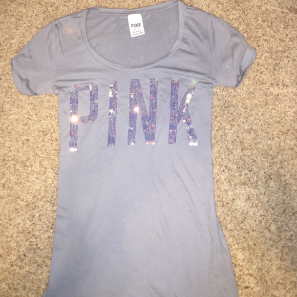 PINK Grey Blouse