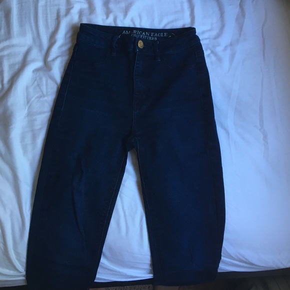 american eagle high waisted jeans