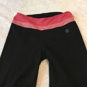 Black and Pink Yoga Pants