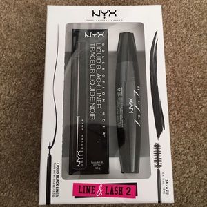 NYX mascara & liner set