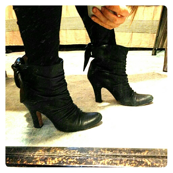 Black Aldo Booties