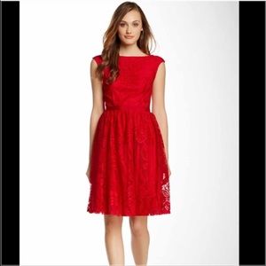 Maggy London Red Lace Dress