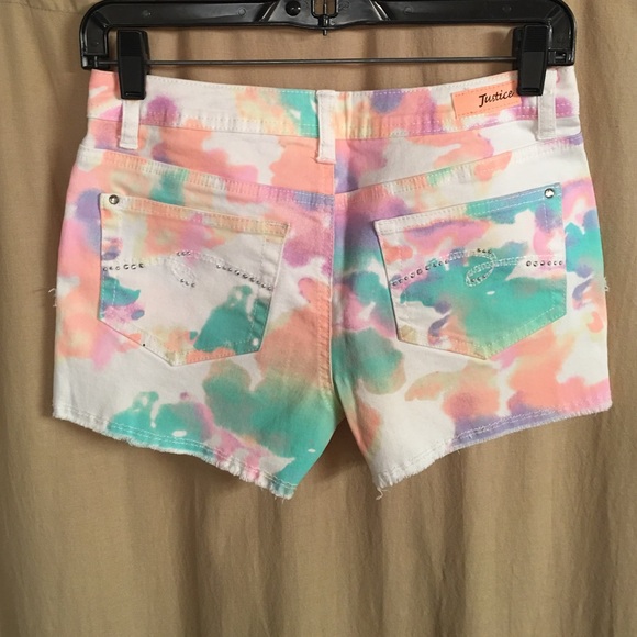 Justice size 14 shorts worn once