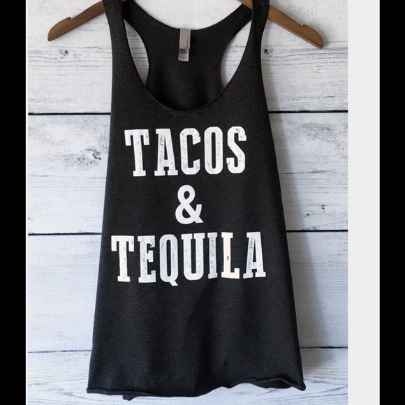 Wild fox Tacos and Tequila tank top