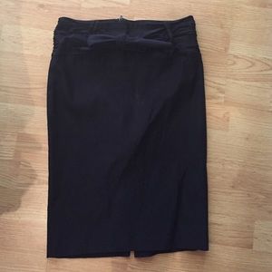 Black pencil skirt