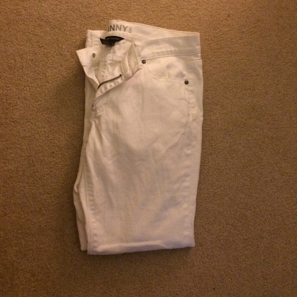 New York & Company White skinny jeans (: