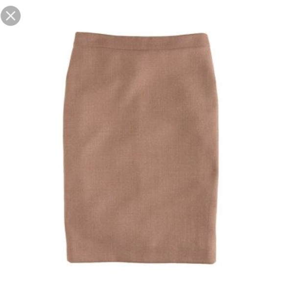No. 2 pencil skirt in double-serge wool