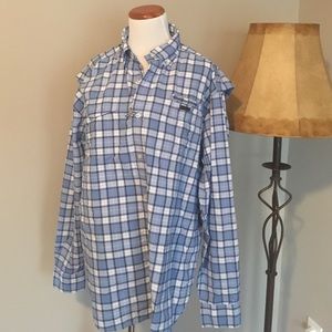 NWT-Vineyard Vines Men's Harbor Plaid Shirt Sz:L