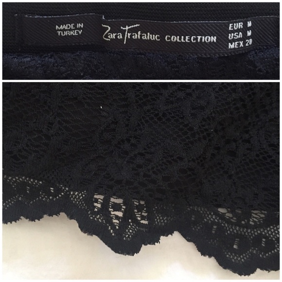 Zara Fitted Lace Shorts - Picture 3 of 3