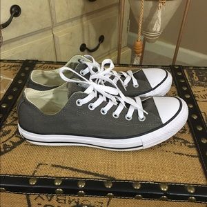 Taupe Converse shoes, EUC