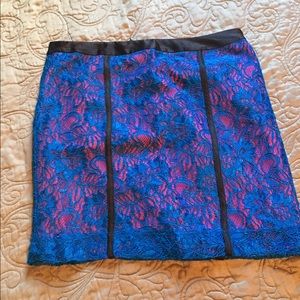 Forever 21 pink and blue skirt.