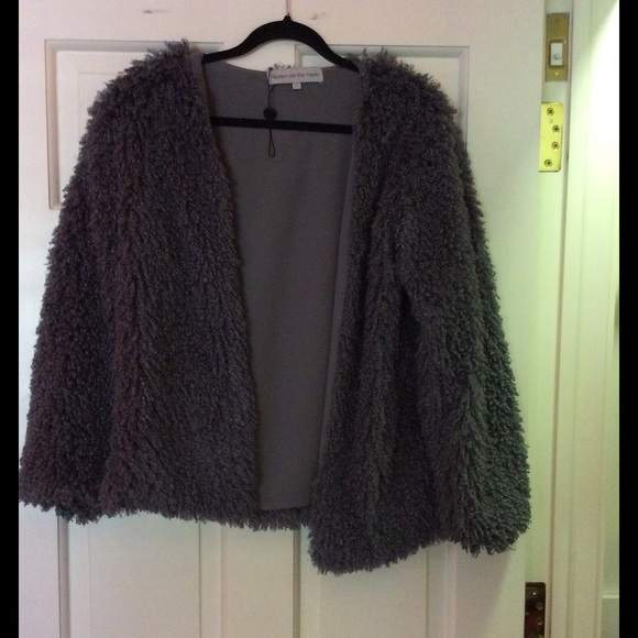 Bless'Ed are the meek faux fur jacket