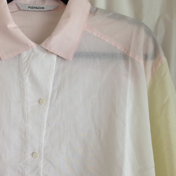 Colorblock Button Down - Picture 3 of 4