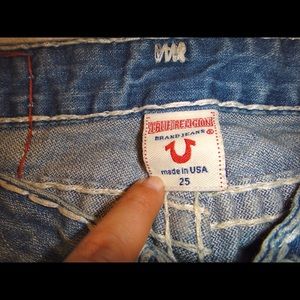 True Religion Joey Super T Jeans size 25